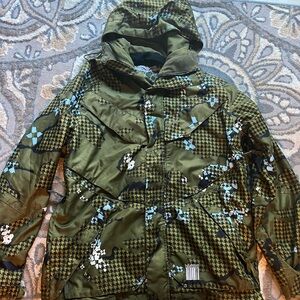Billabong all weather Pilot series jacket green camo size Large